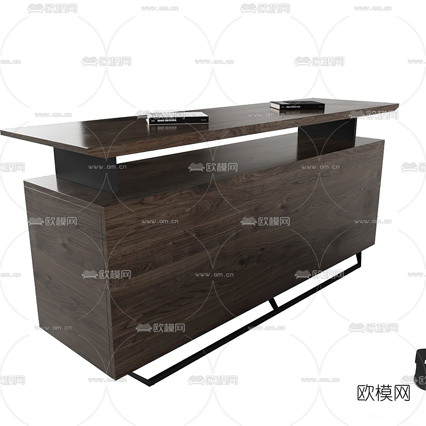现代会议桌椅3d模型