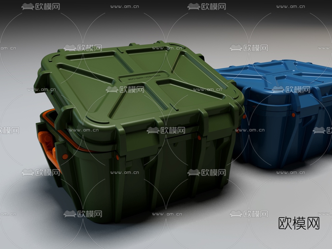 现代工具箱3d模型下载（渲染图3）