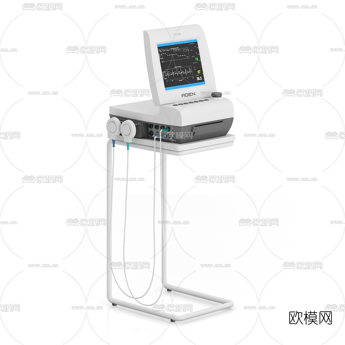 现代医疗器械3d模型