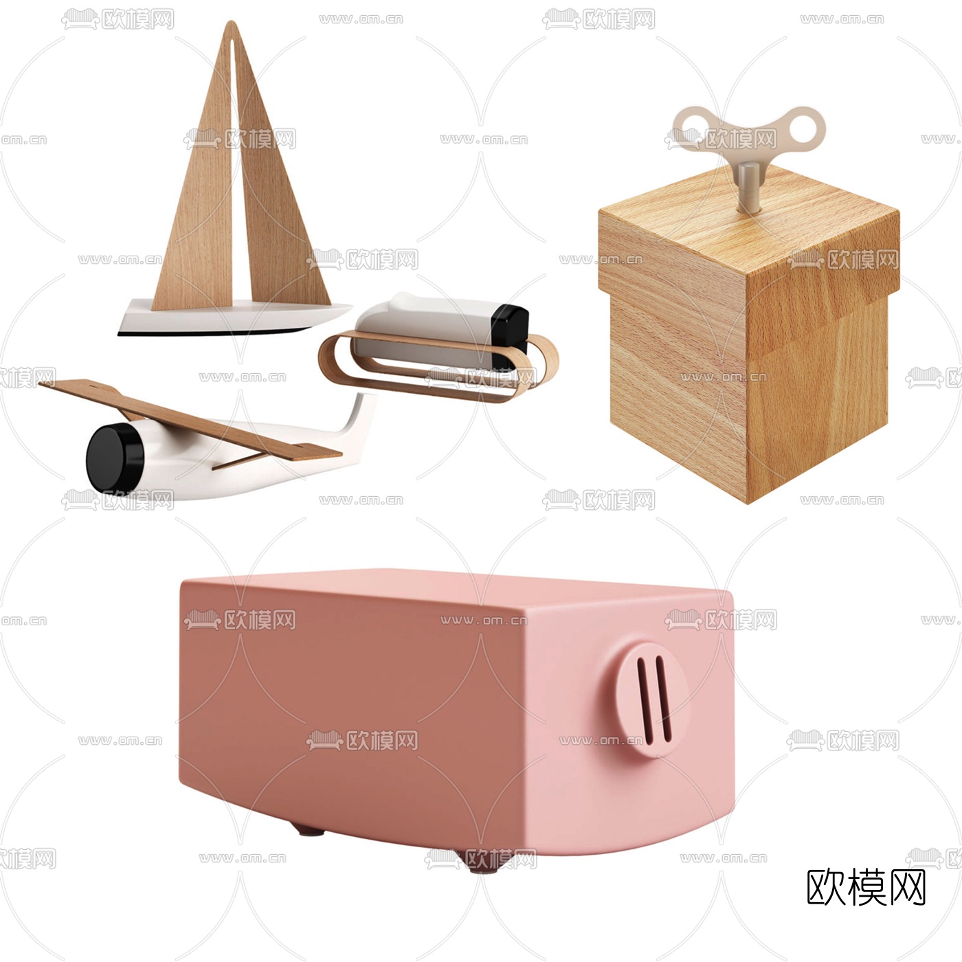 北欧儿童玩具3d模型下载