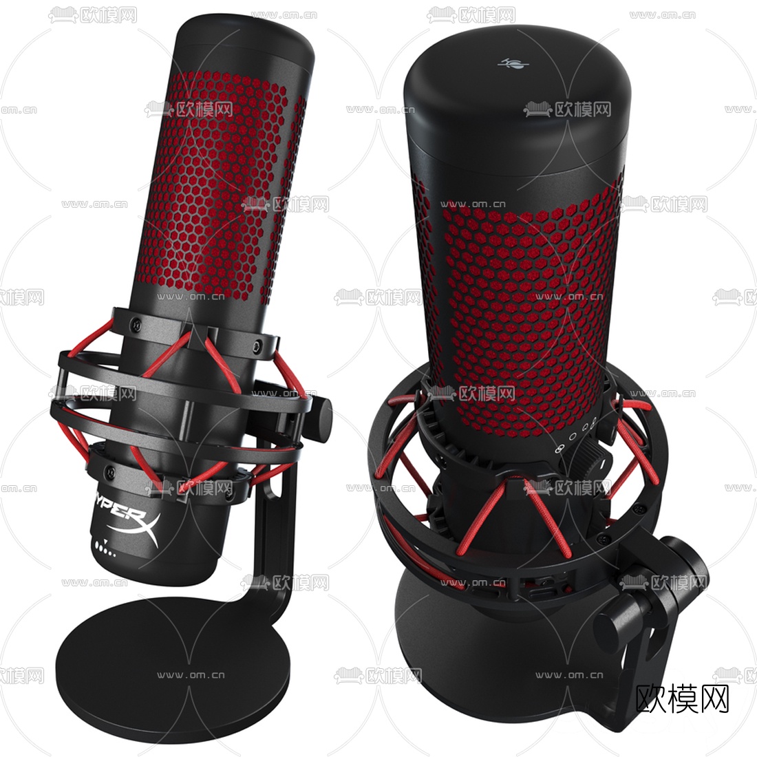 现代麦克风话筒3d模型