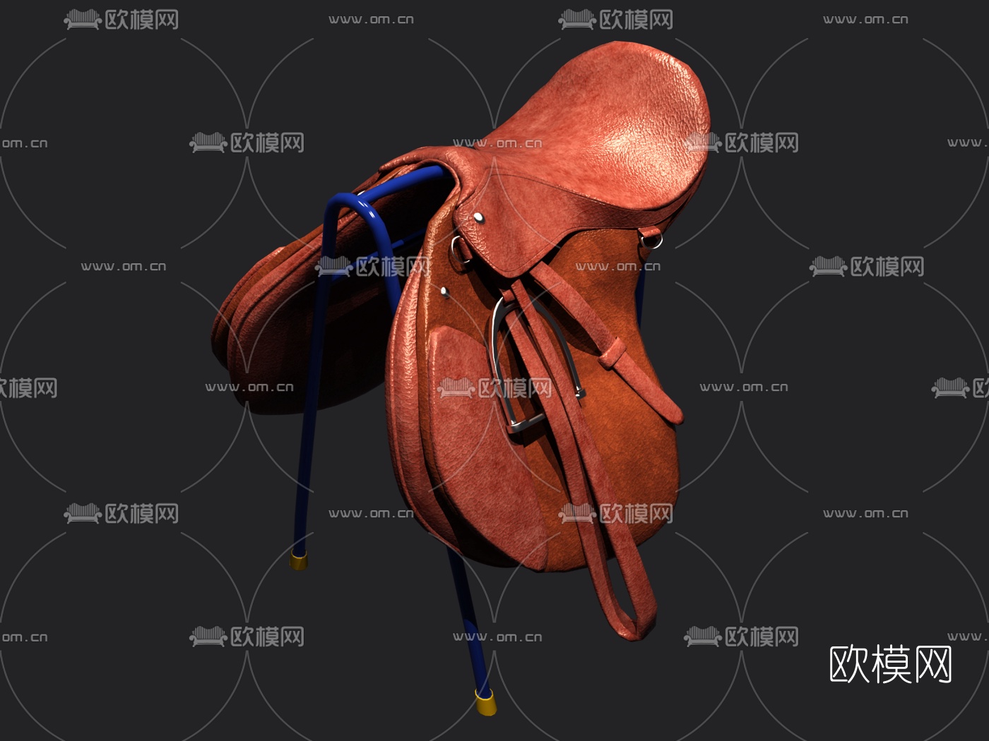 现代马鞍3d模型