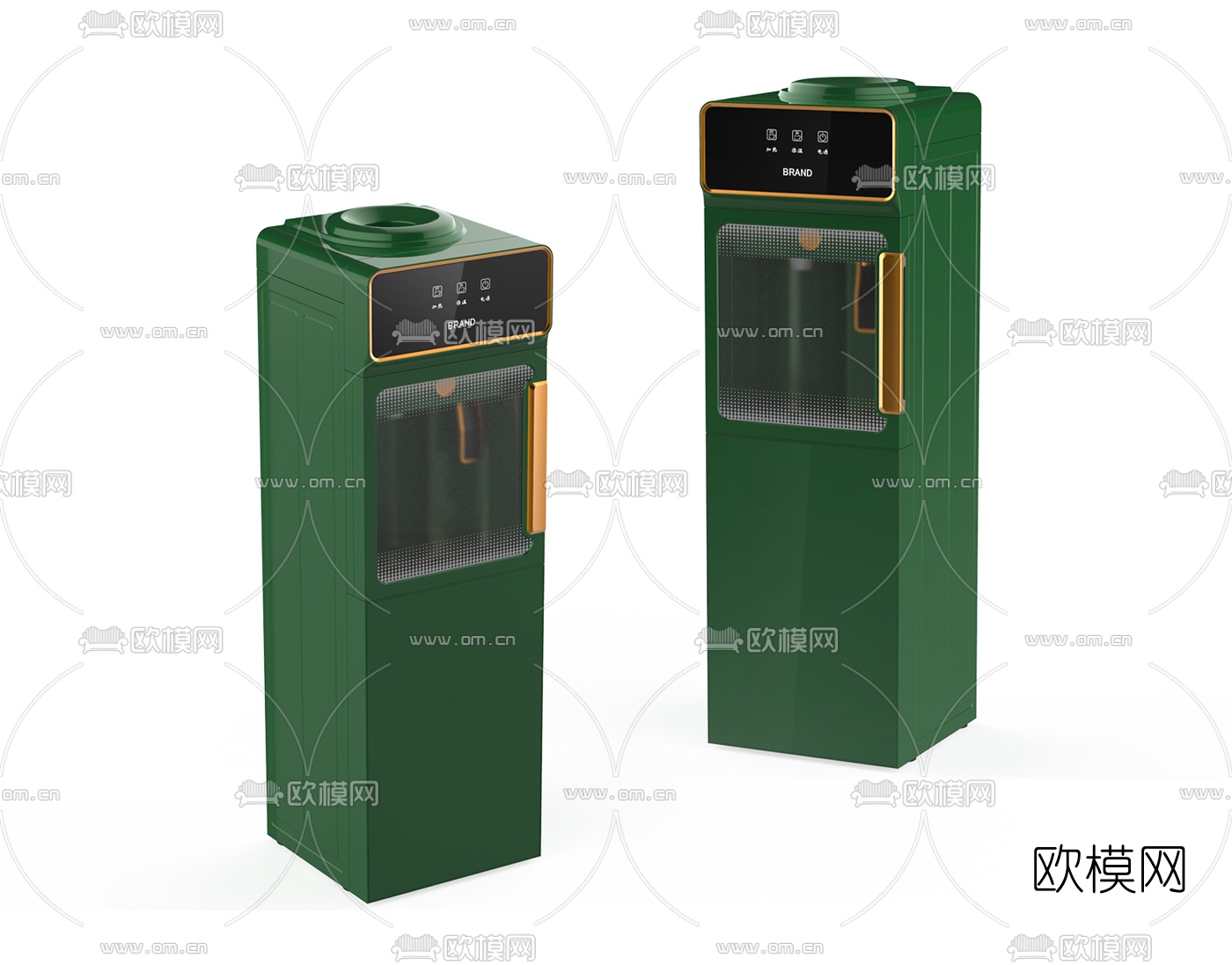 现代饮水机3d模型下载