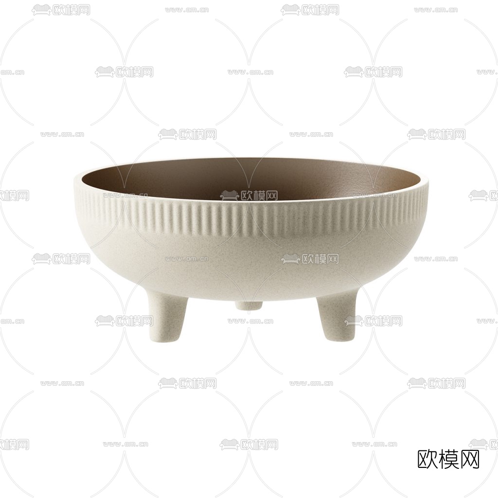 现代陶土器皿3d模型