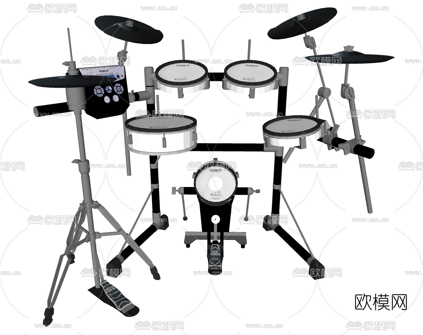 现代架子鼓su模型下载