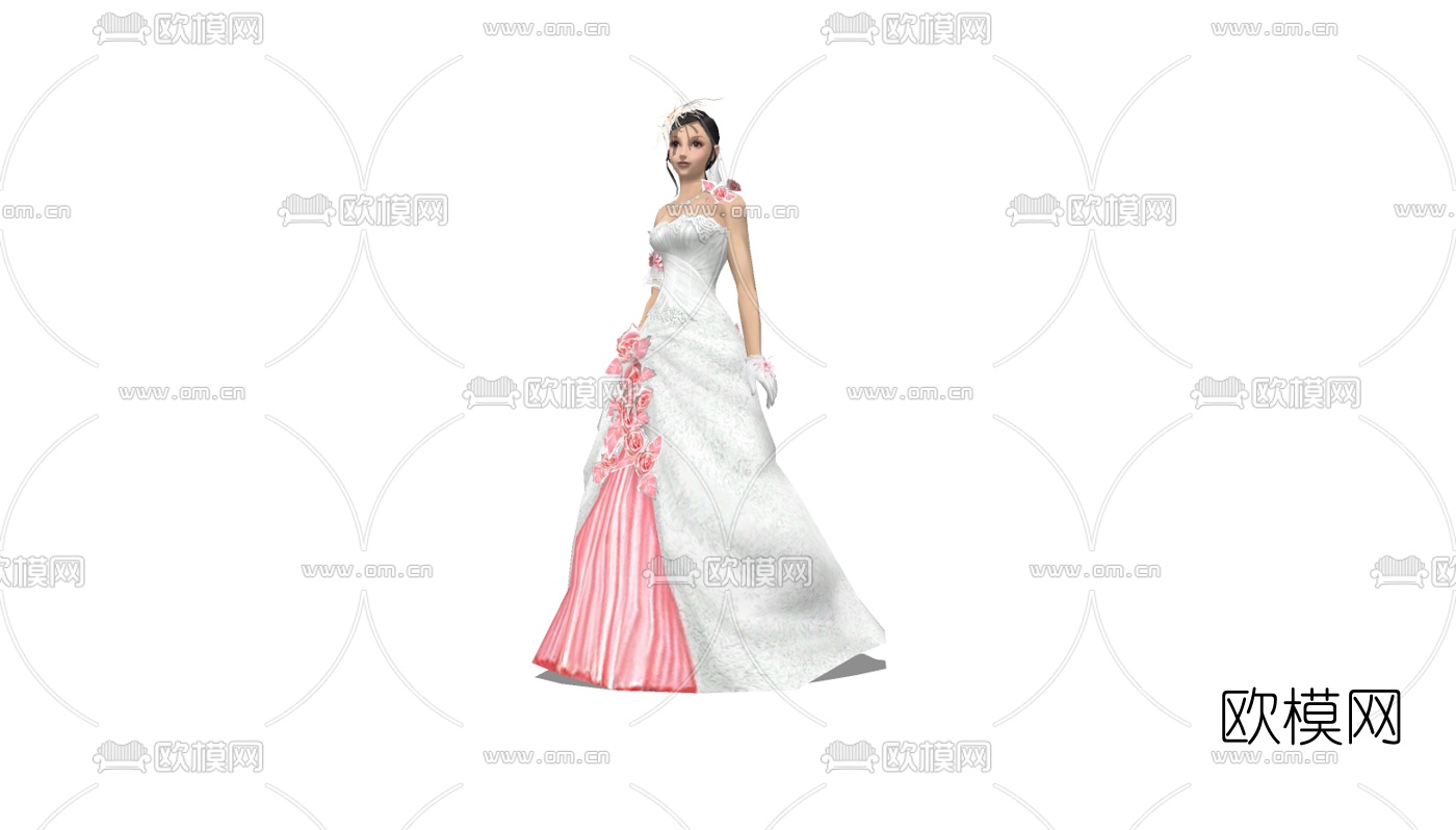 现代人物免费su模型下载