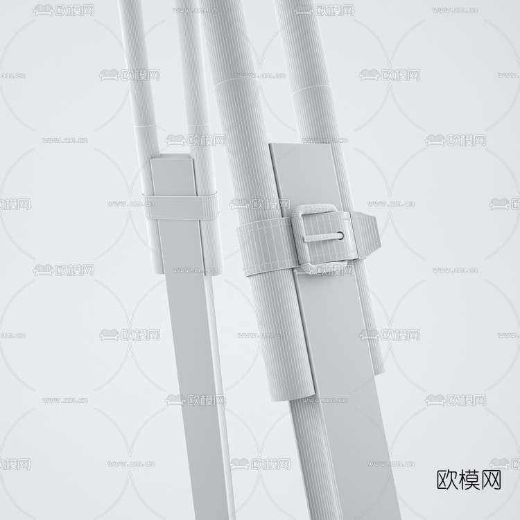 现代落地灯3D模型