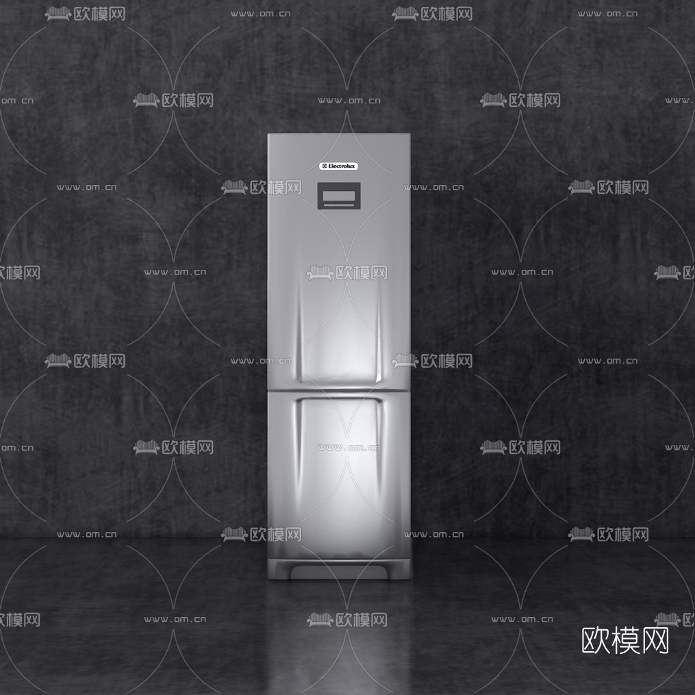 现代电冰箱组合su模型下载（渲染图4）