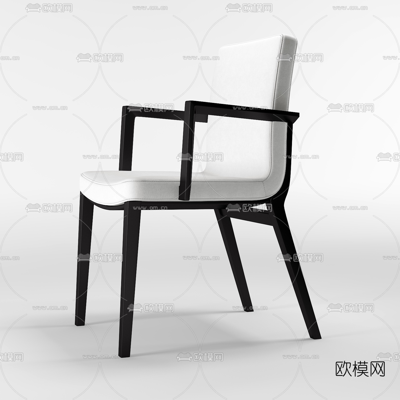 现代休闲单椅组合3D模型下载（渲染图5）