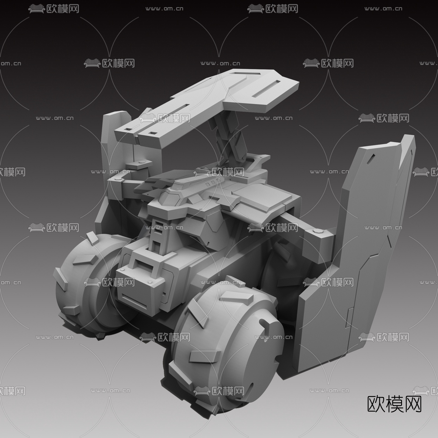 现代机器人3D模型
