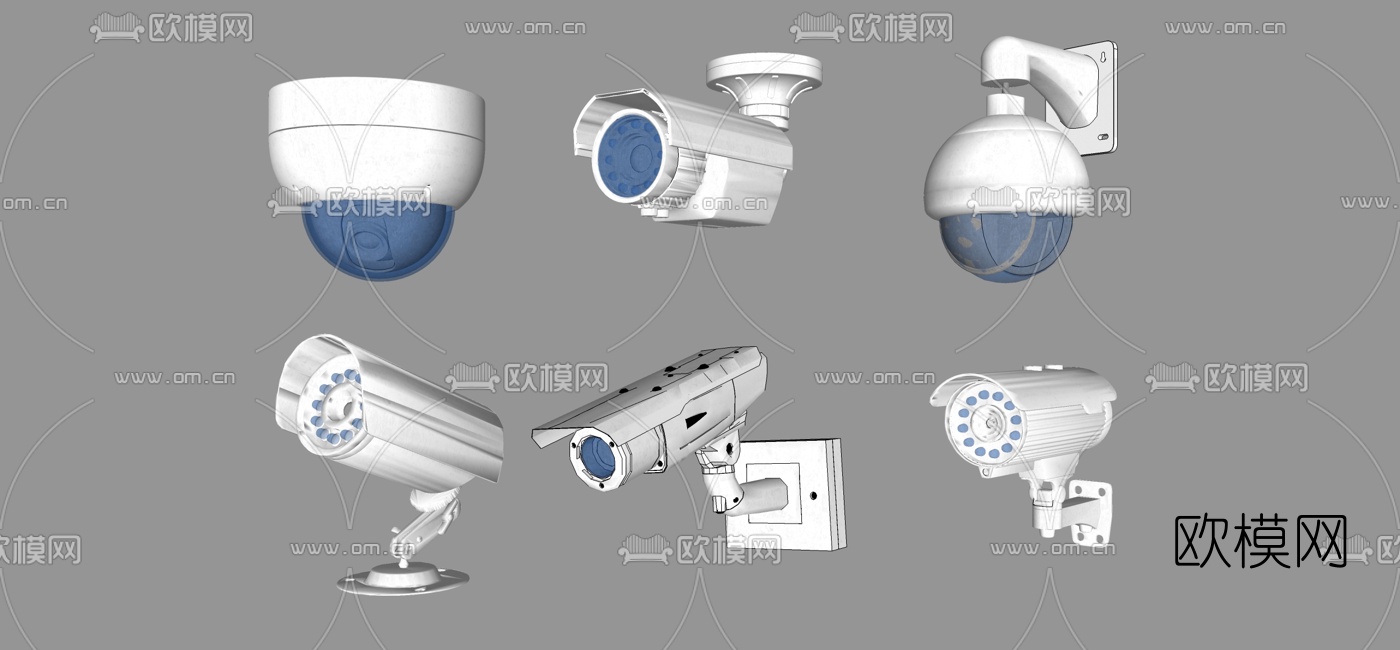 现代摄像头组合su模型下载