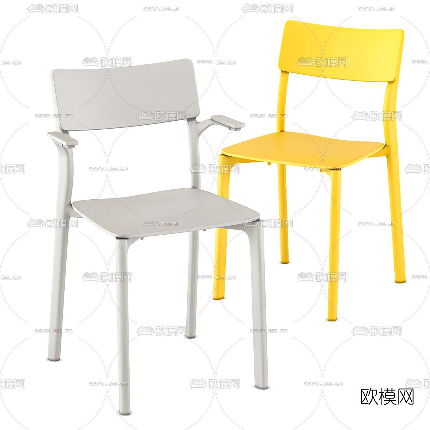 现代单椅3d模型