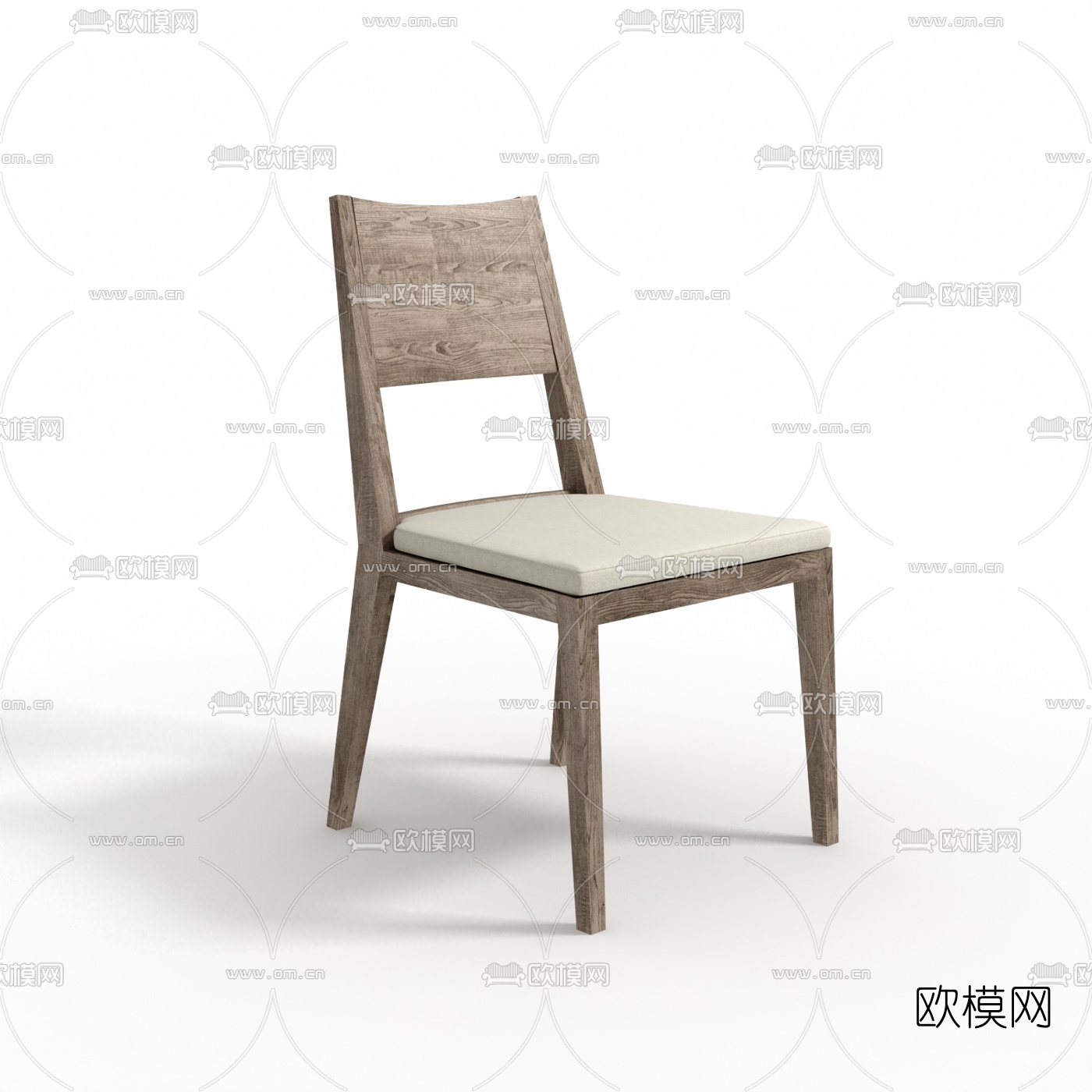 现代单椅3d模型下载（渲染图5）