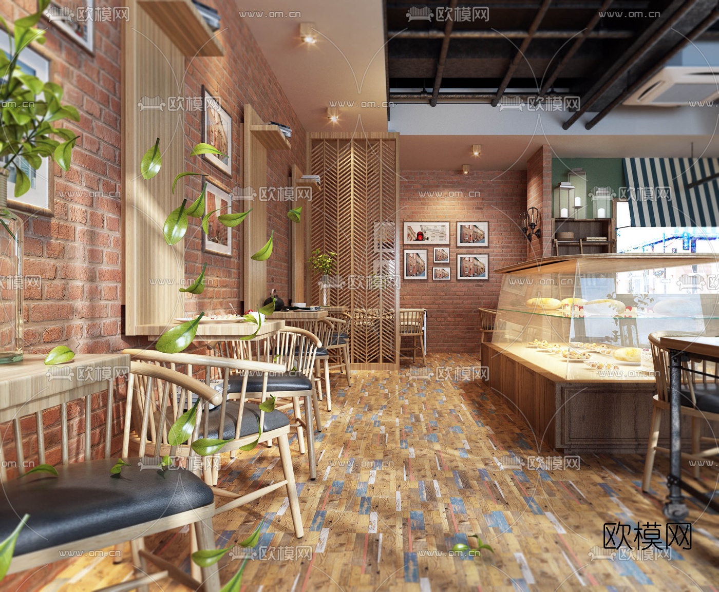 北欧面包店3d模型