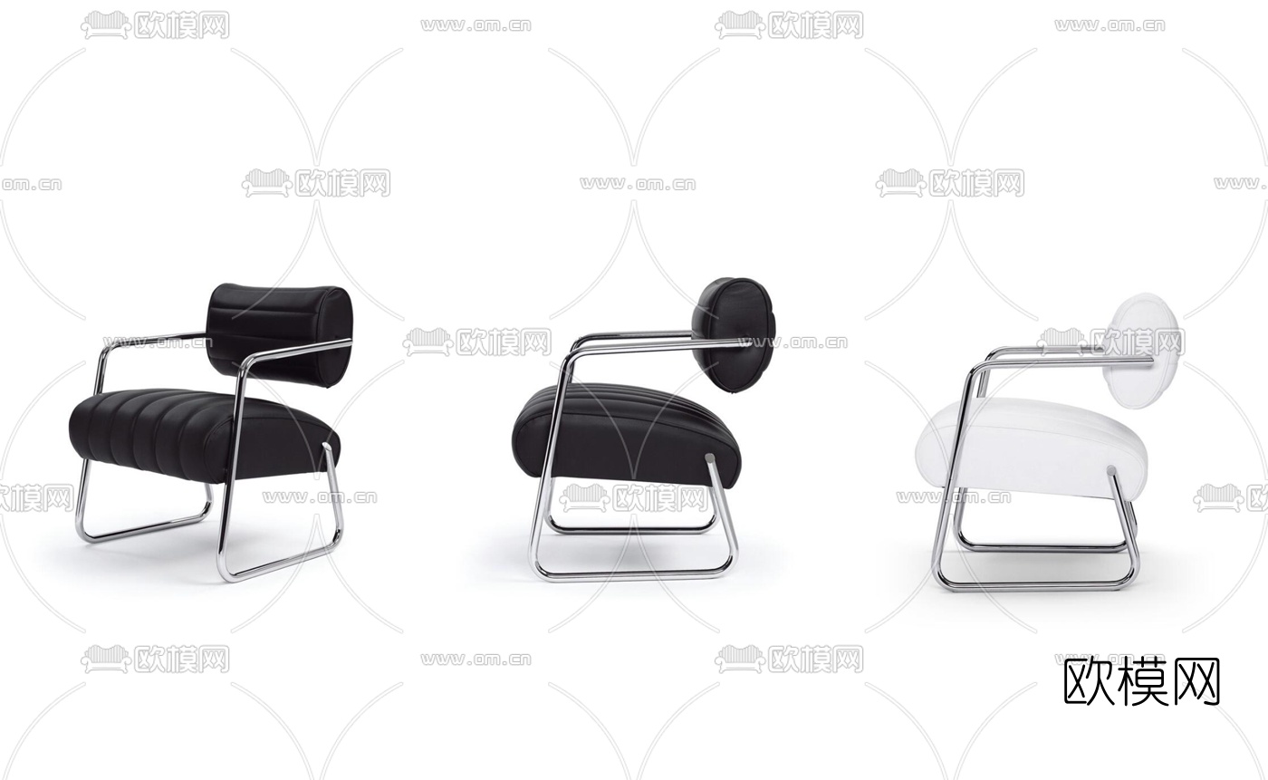 现代办公会议椅3d模型下载