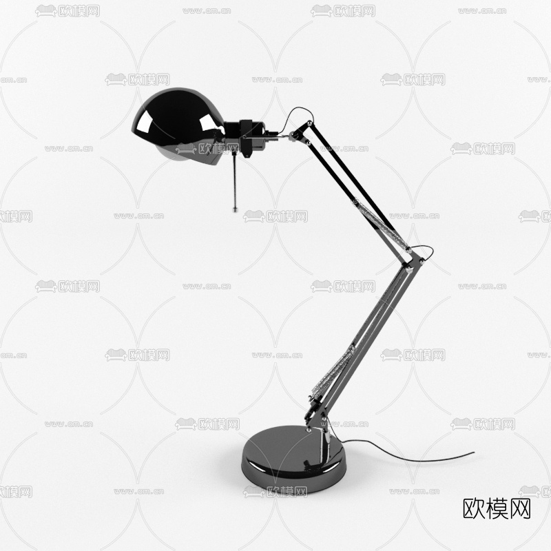 现代金属台灯3D模型免费下载-免费3dmax模型库-欧模网