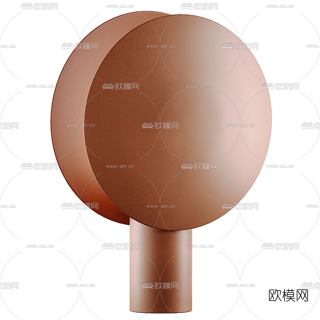 现代艺术台灯3d模型下载（渲染图3）