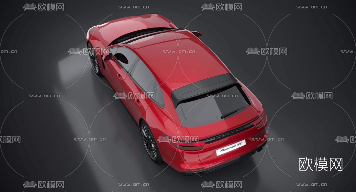 现代保时捷panamera3d模型