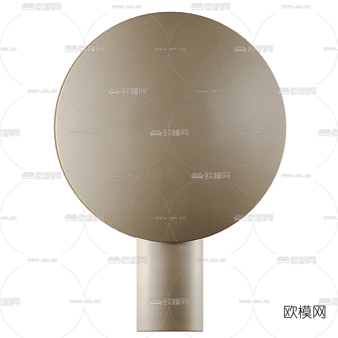 现代艺术台灯3d模型下载（渲染图5）