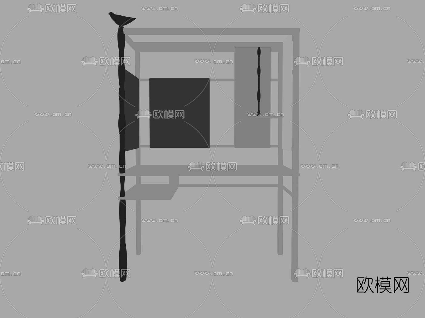 Ligne roset 装饰柜3d模型