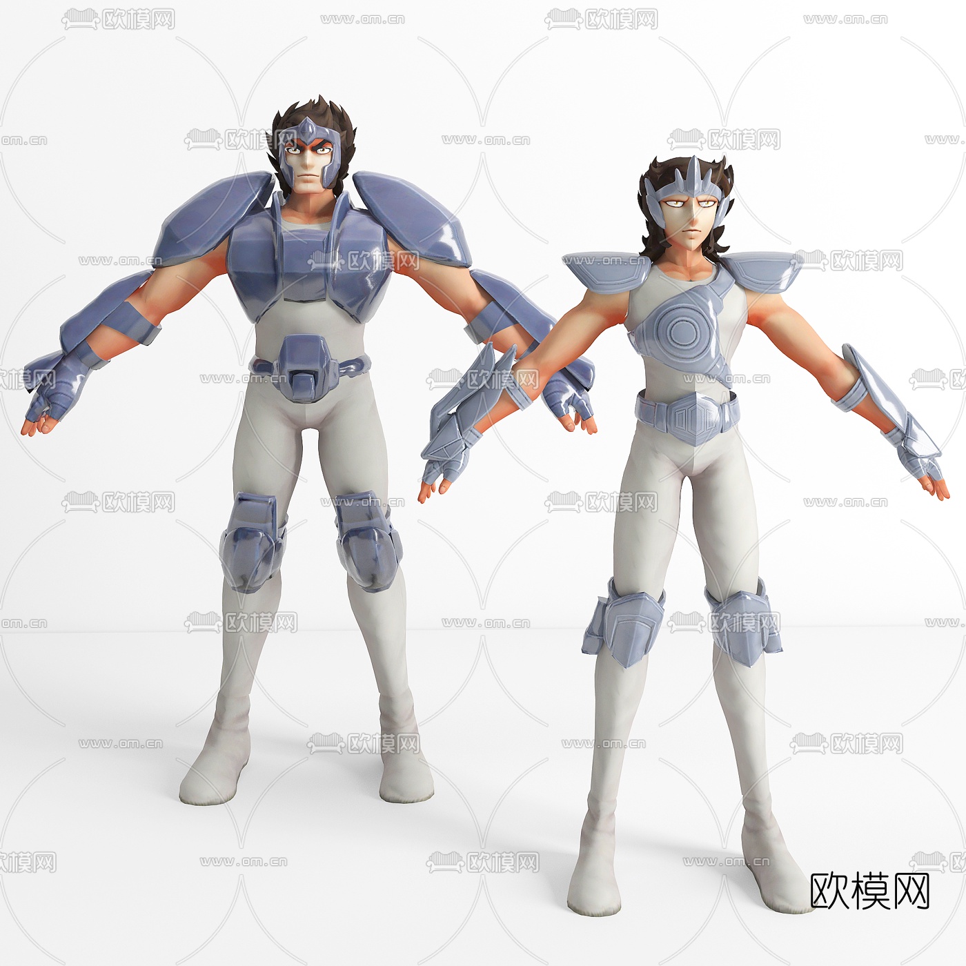 现代青铜圣斗士3d模型下载