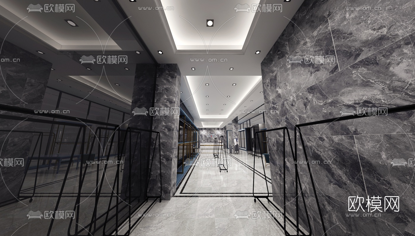 现代男装店3d模型下载（渲染图6）