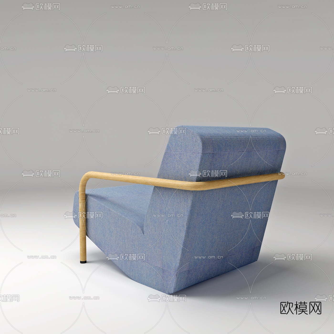 意大利PORRO品牌 北欧布艺休闲沙发3d模型