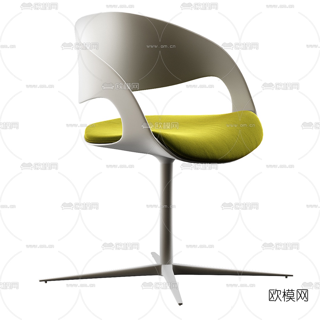 现代办公椅3d模型