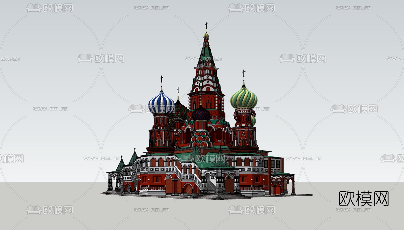 欧式克里姆林宫免费su模型下载