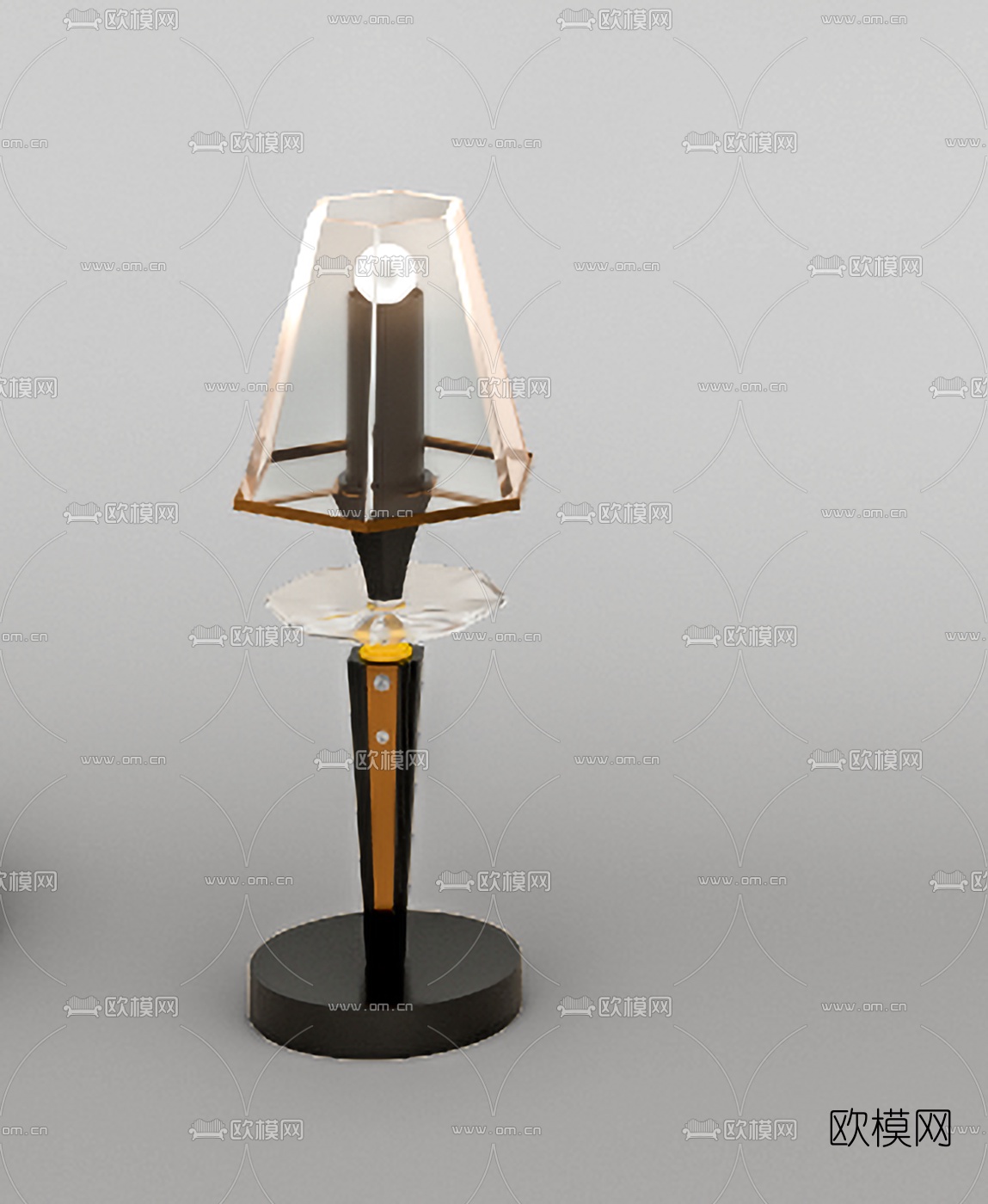 后现代金属吊灯壁灯落地灯台灯3d模型