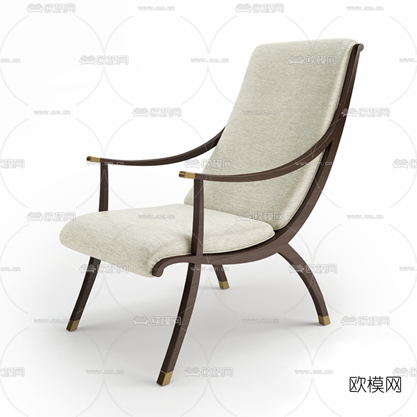 现代休闲椅3D模型