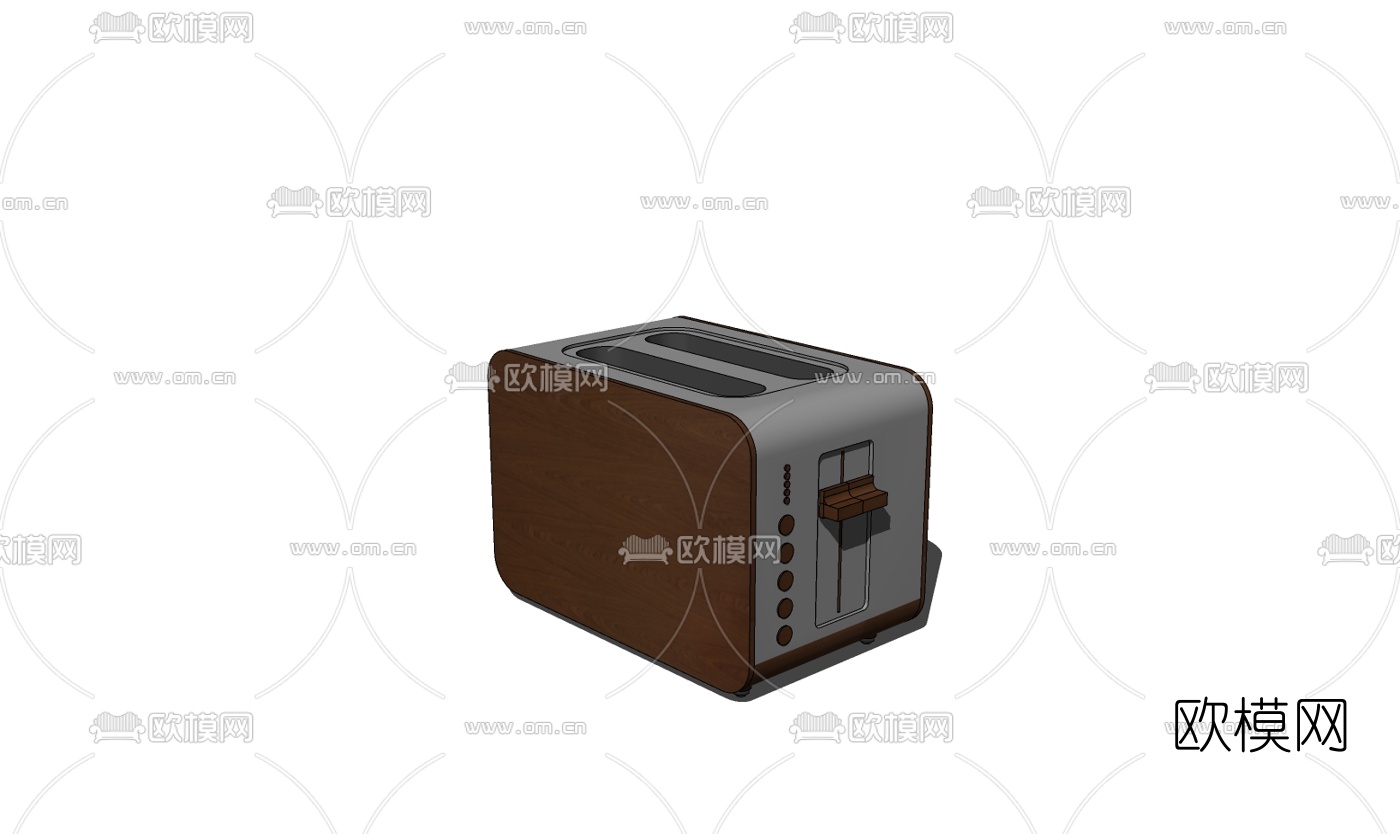 现代烤面包机免费su模型下载