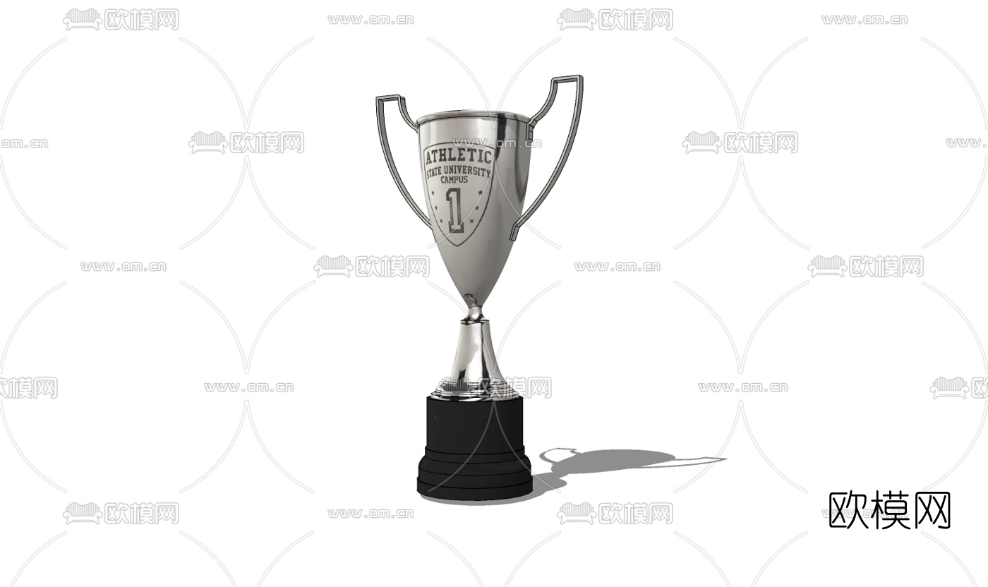 现代奖杯免费su模型下载