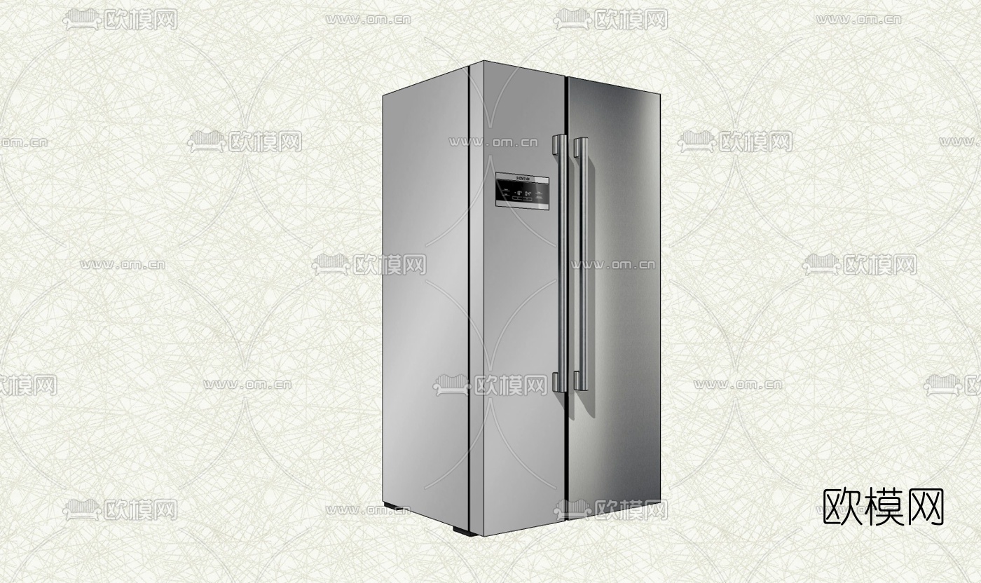 现代冰箱免费su模型下载