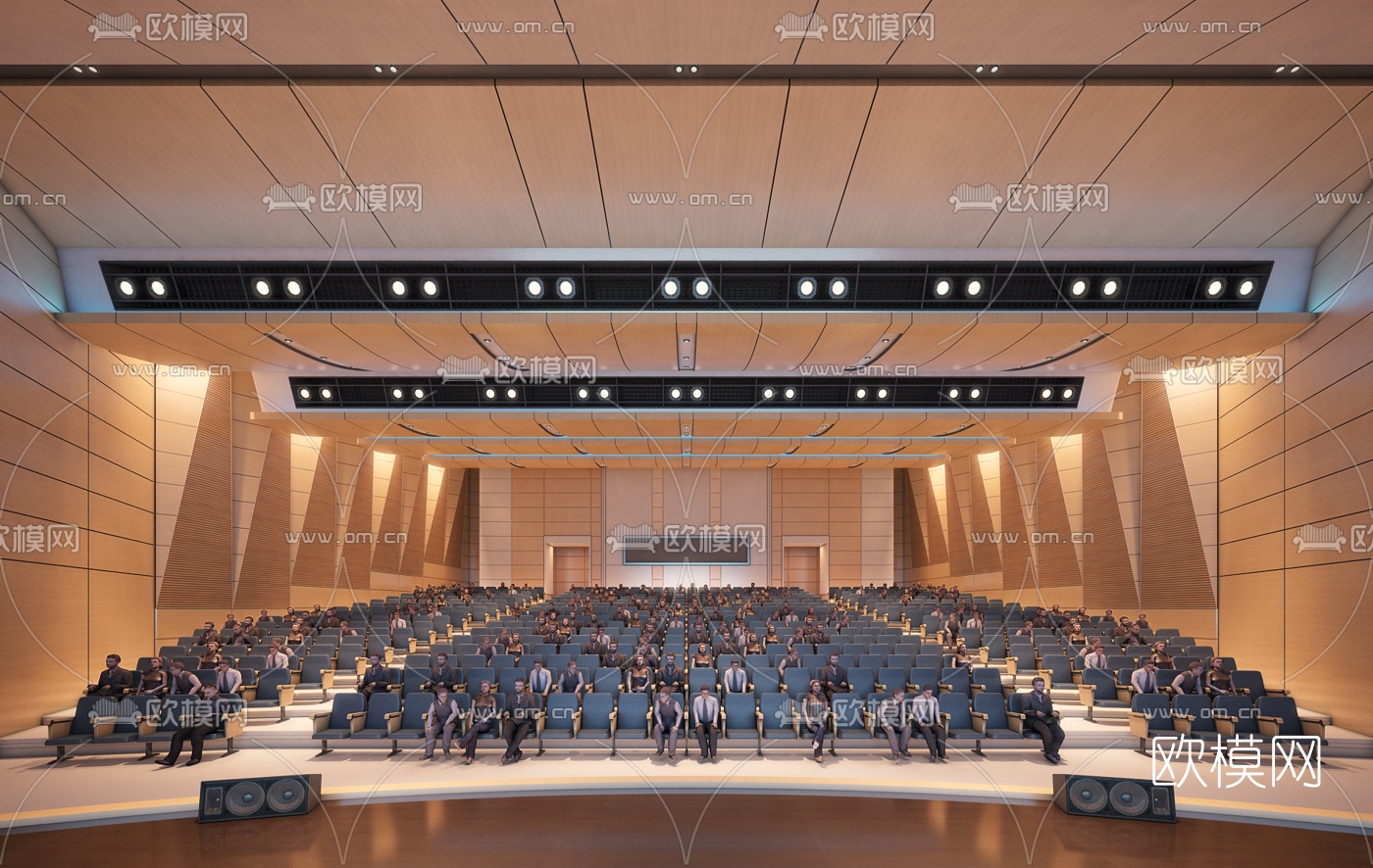 现代大剧院3d模型