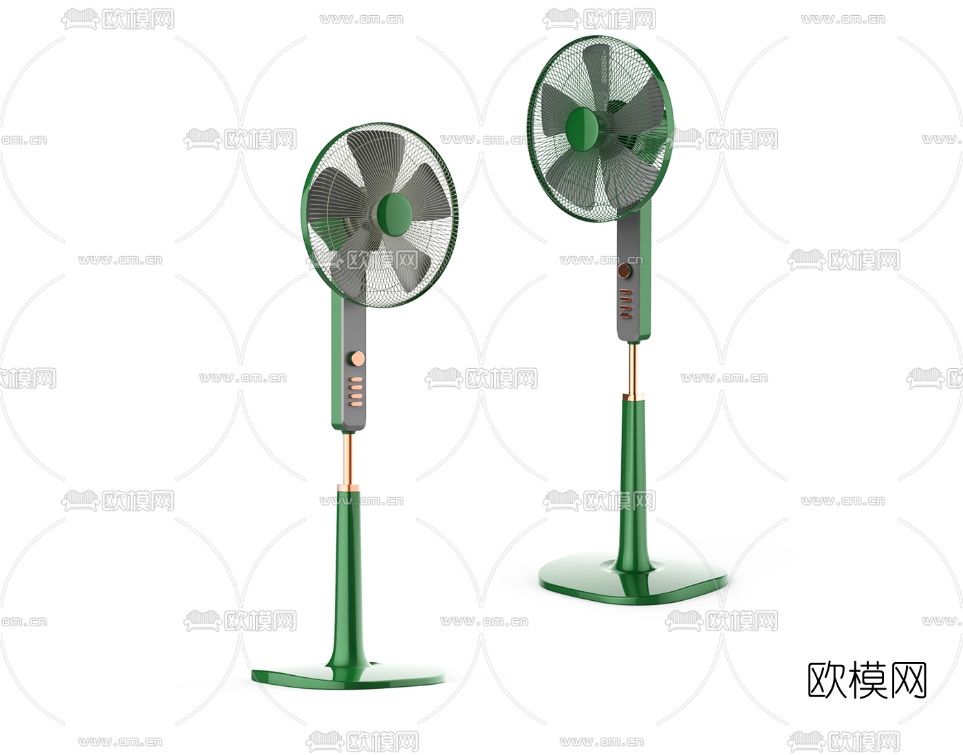现代落地电风扇3d模型下载