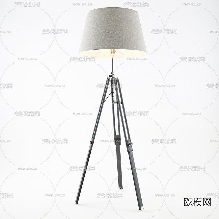现代落地灯3D模型