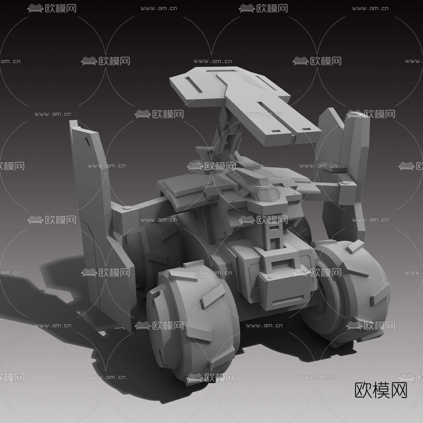 现代机器人3D模型