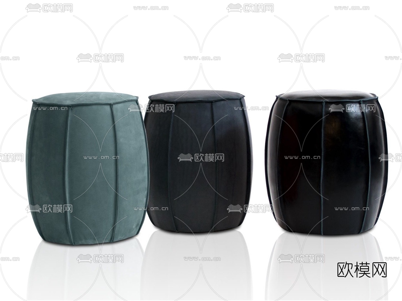 BAXTER 圆形凳子3d模型下载