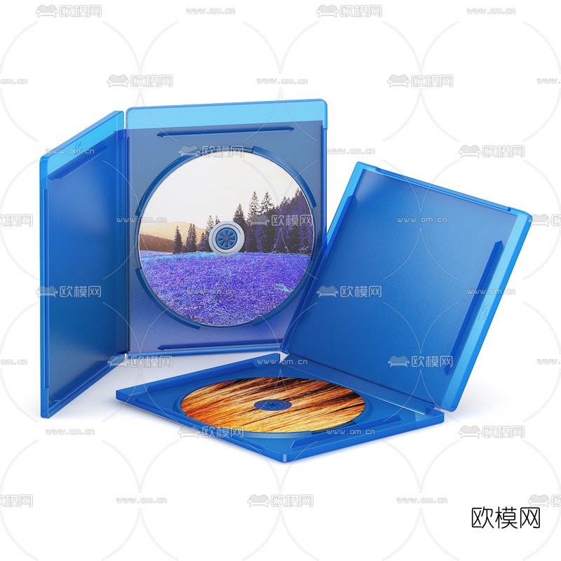 现代碟片3d模型