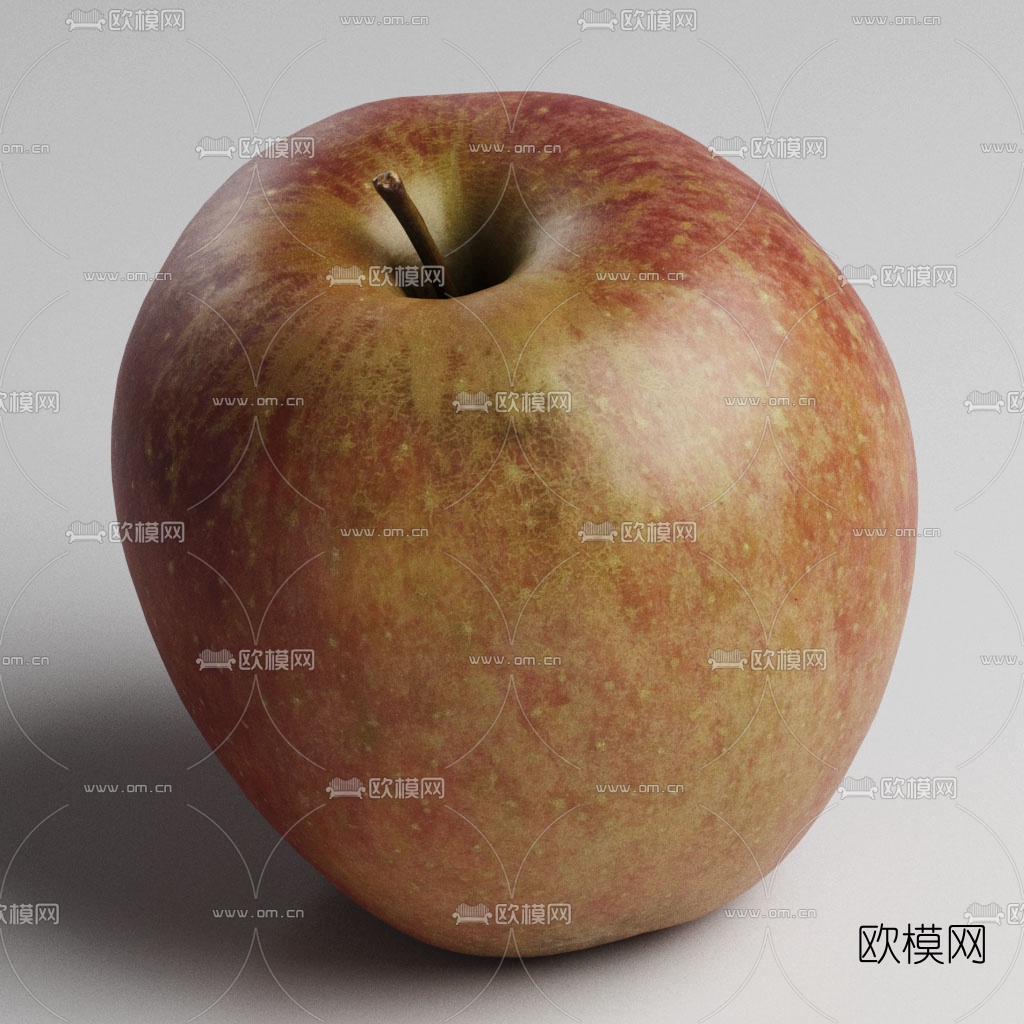现代苹果3d模型下载（渲染图3）