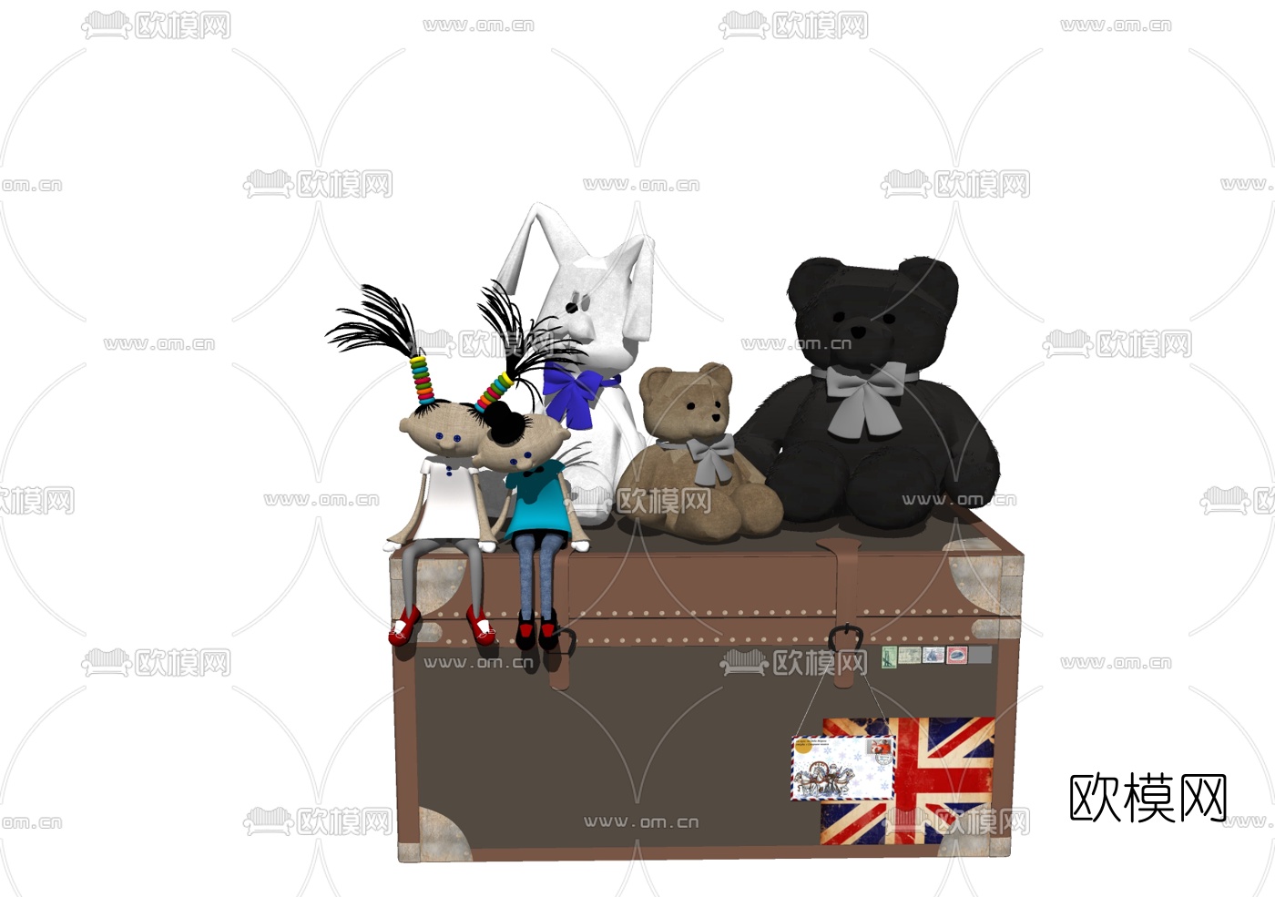 现代玩具布偶su模型下载