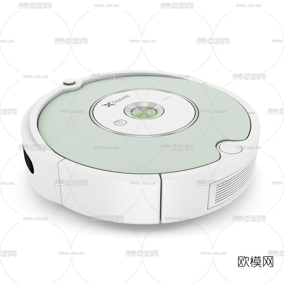 现代智能清洁机器人3d模型
