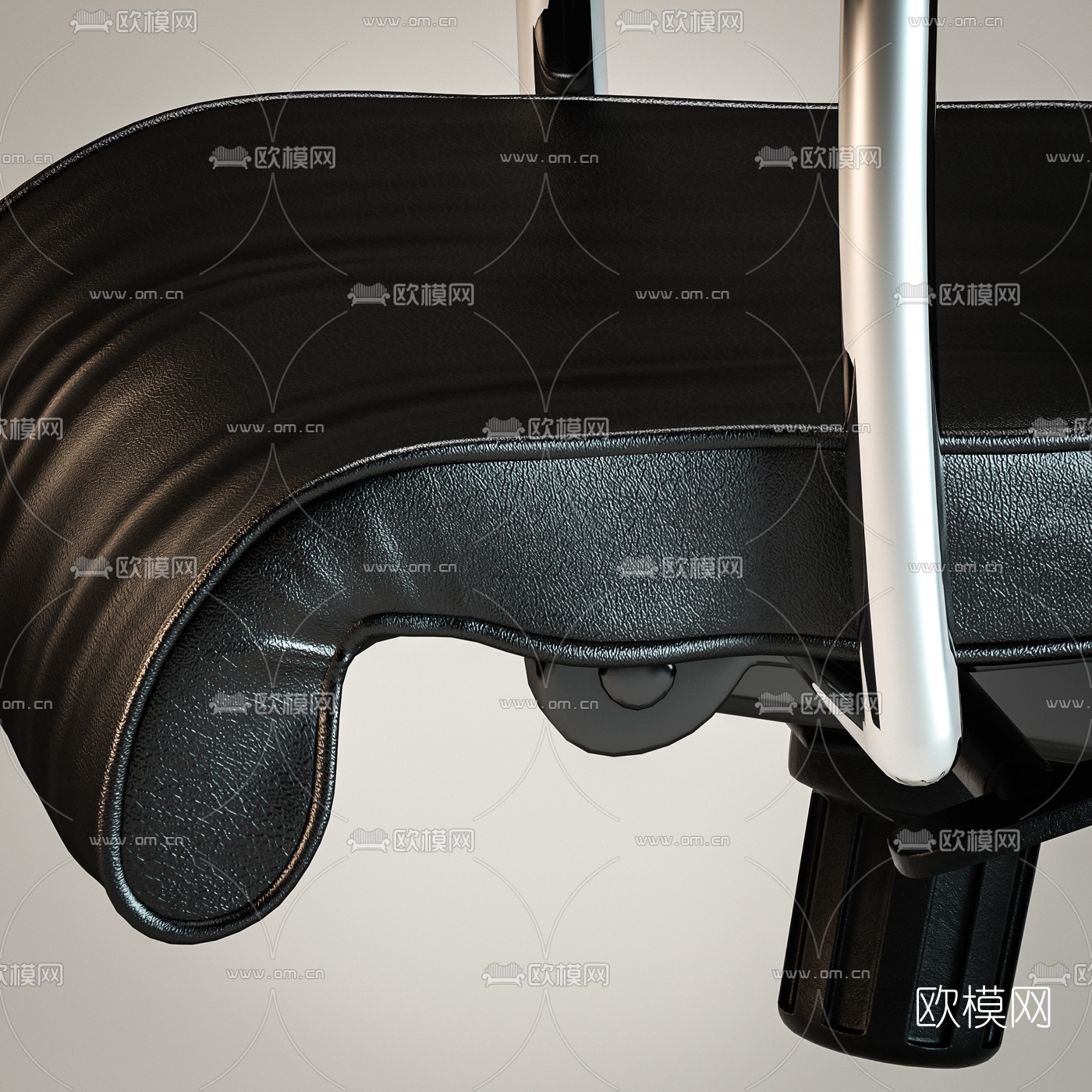 波兰 profim现代皮革办公椅组合3d模型