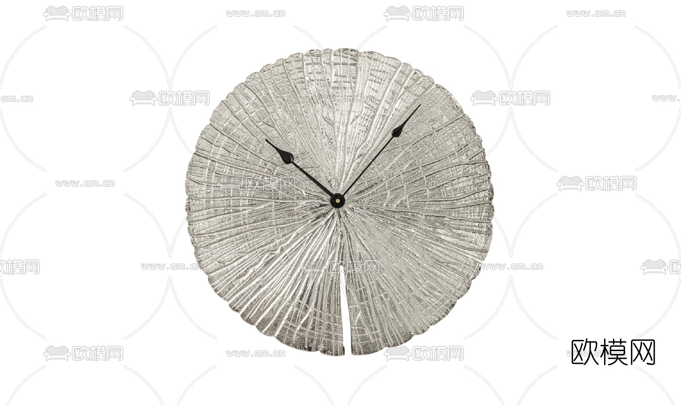 自然风石头挂钟免费su模型下载