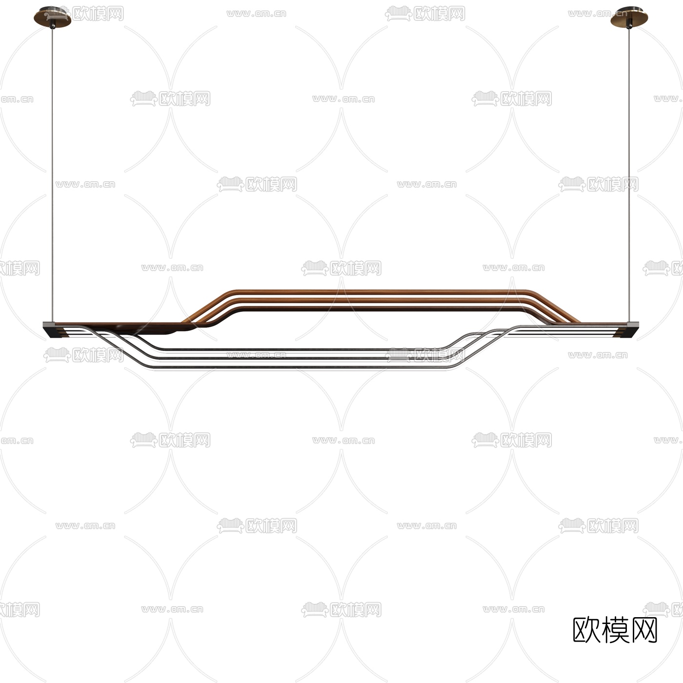 现代时尚吊灯3d模型