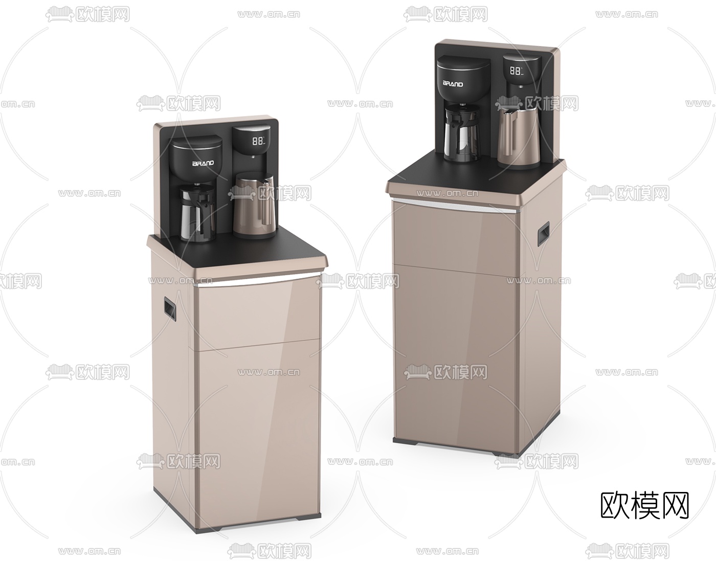 现代茶吧机3d模型下载