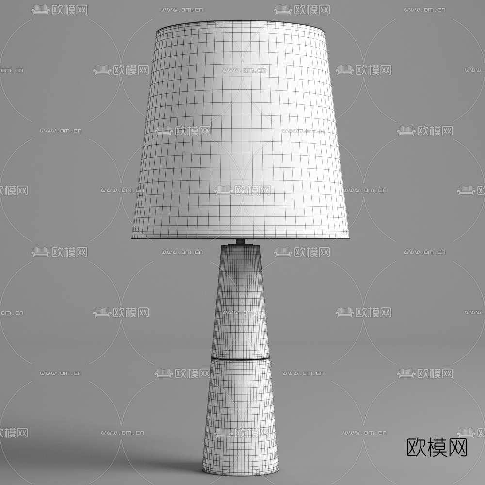 现代简约台灯3d模型