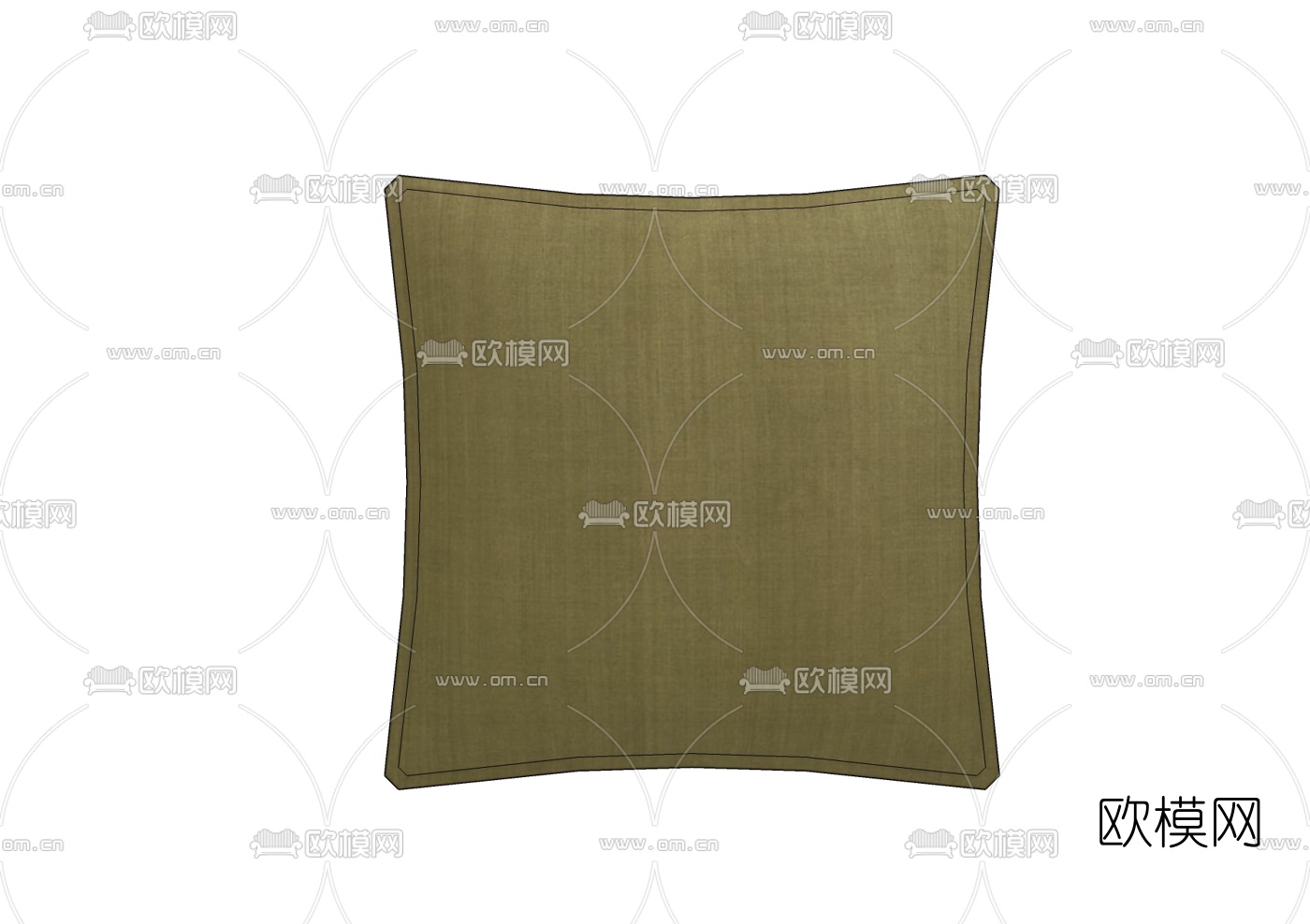 现代布艺抱枕免费su模型下载