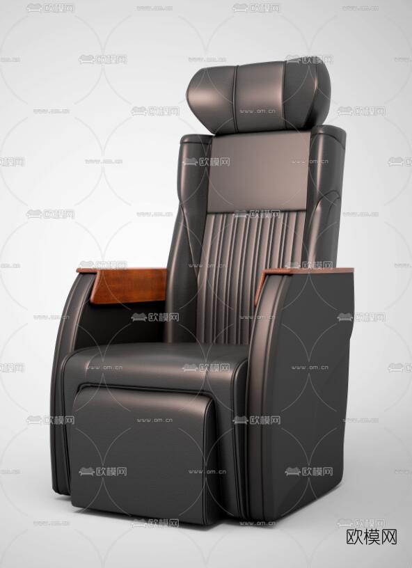 现代按摩椅3d模型下载（渲染图1）